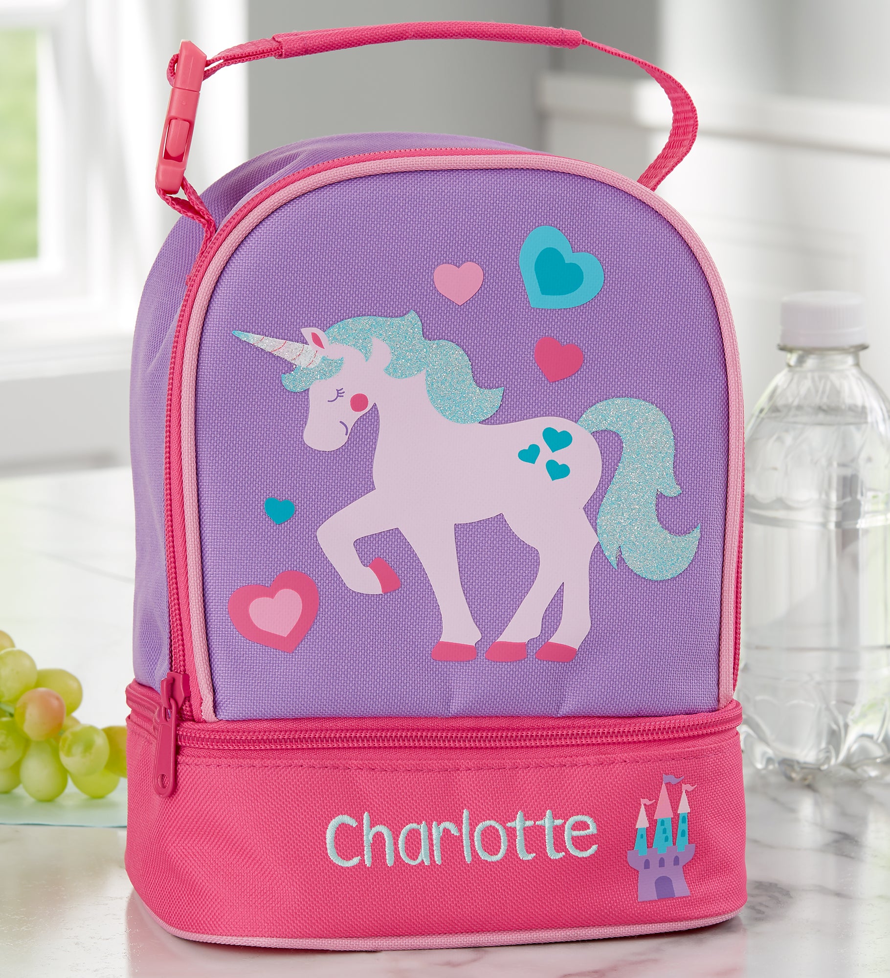 Unicorn Embroidered Lunch Bag by Stephen Joseph